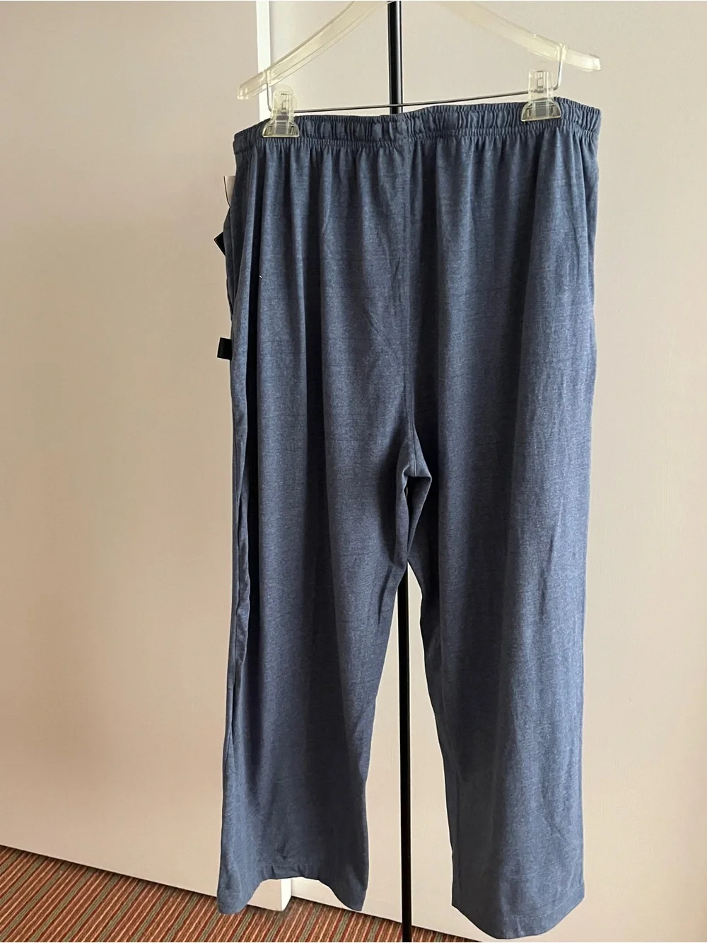 NWT IZOD Sleepwear Lightweight Blue Pajama Lounge Pants Cotton Blend $59+ Large
